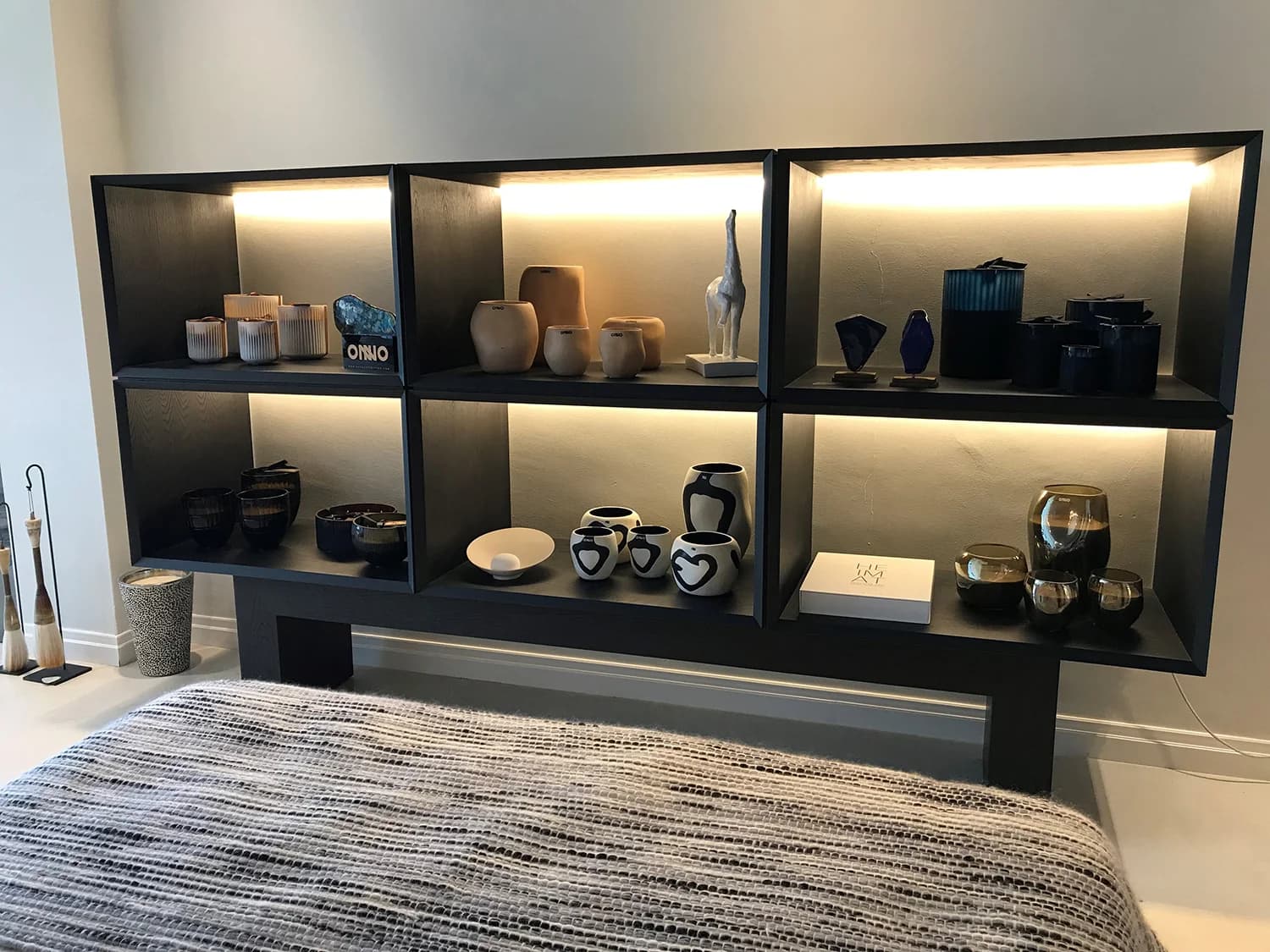 Bookcase in Dark Wenge Wood